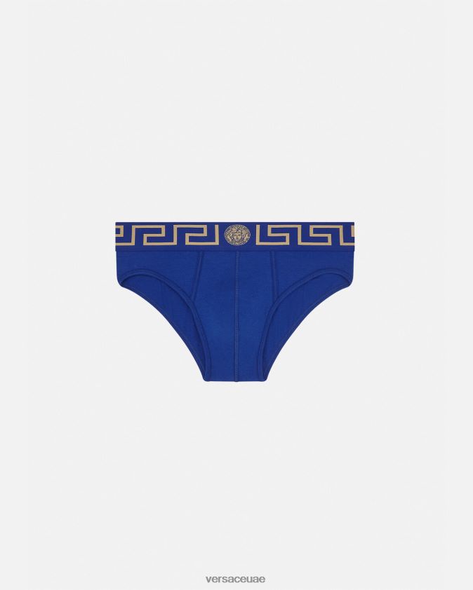 رجال ملخصات الحدود اليونانية Versace أزرق 0FVD2J1787 الملابس الداخلية وملابس البحر