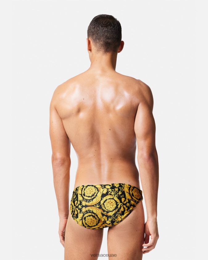 رجال ملخصات السباحة الباروكية Versace مطبعة 0FVD2J1805 الملابس الداخلية وملابس البحر