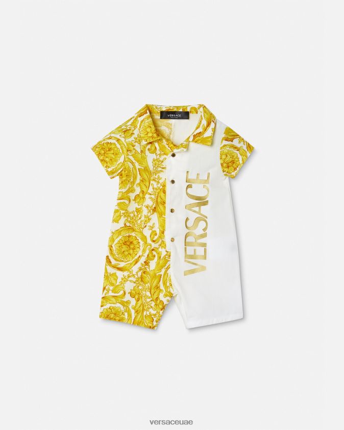 أطفال رومبير باروكو للأطفال Versace ذهب ابيض 0FVD2J1819 ملابس