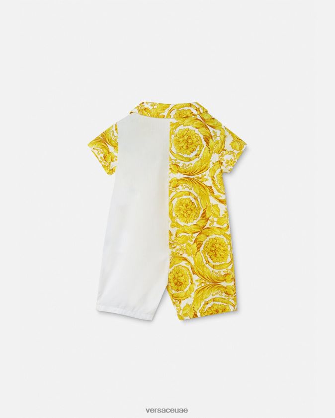 أطفال رومبير باروكو للأطفال Versace ذهب ابيض 0FVD2J1819 ملابس