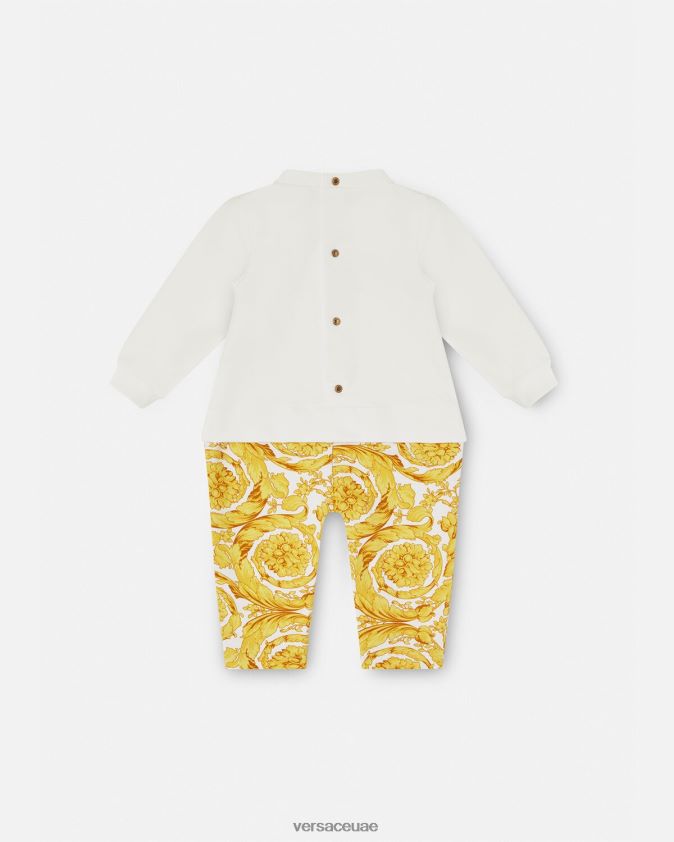 أطفال رومبير باروكو للأطفال Versace ذهب ابيض 0FVD2J1821 ملابس