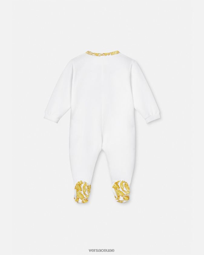 أطفال ملابس نوم للأطفال من باروكو Versace ذهب ابيض 0FVD2J1825 ملابس