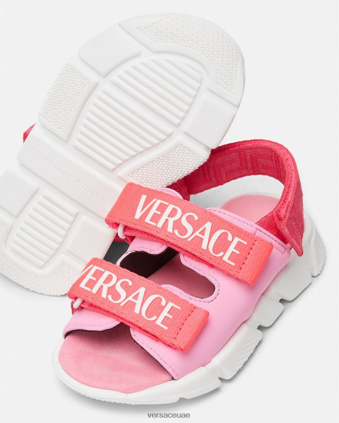 أطفال صندل أطفال بشعار Versace لون القرنفل 0FVD2J1879 حذاء