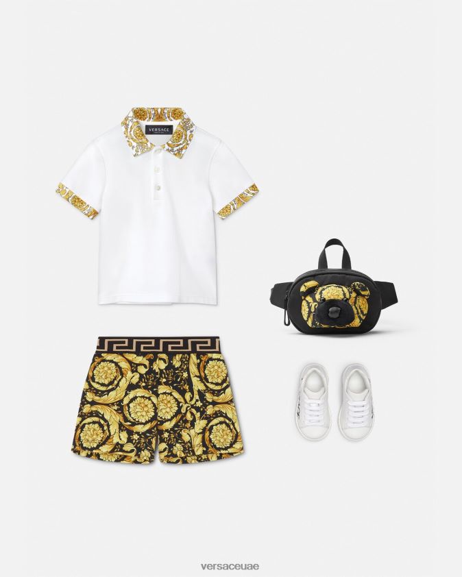 أطفال شورت باروكو للأطفال Versace مطبعة 0FVD2J1887 ملابس