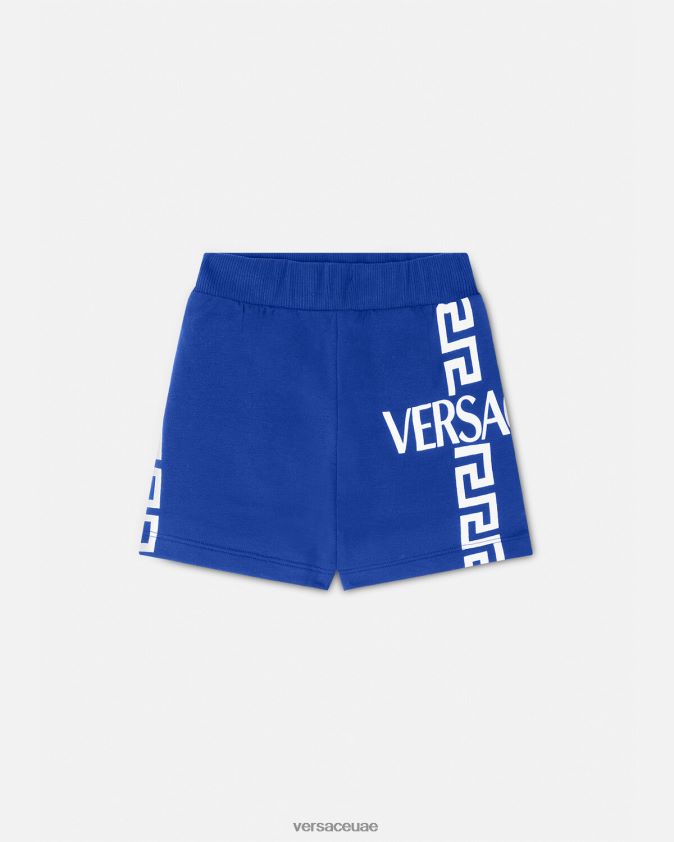 أطفال السراويل الطفل شعار اليونان Versace أزرق 0FVD2J1889 ملابس