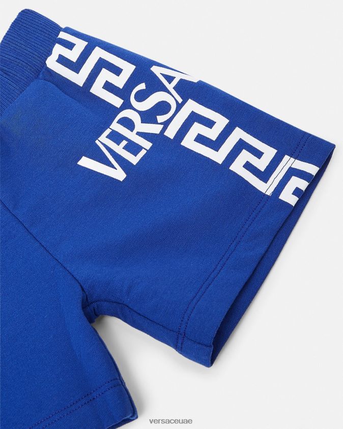 أطفال السراويل الطفل شعار اليونان Versace أزرق 0FVD2J1889 ملابس