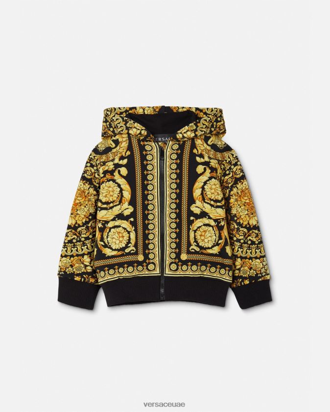 أطفال هوديي بسحاب للأطفال من باروكو Versace مطبعة 0FVD2J1893 ملابس