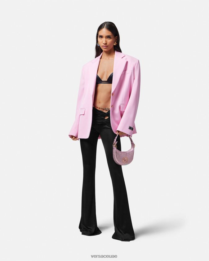 نحيف بنطال واسع معقود Versace لون واحد 0FVD2J190 ملابس
