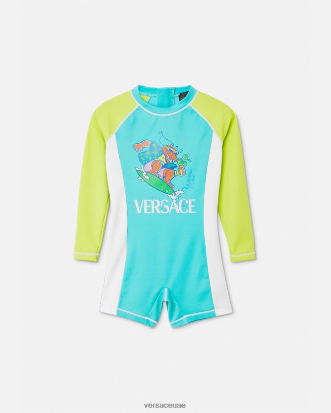 أطفال بدلة غطس للأطفال تحمي من الشمس Versace متعدد الألوان 0FVD2J1926 ملابس