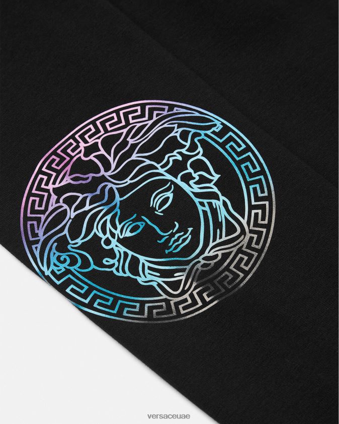 أطفال طماق ميدوسا اليونانية Versace أسود وطباعة 0FVD2J1945 ملابس