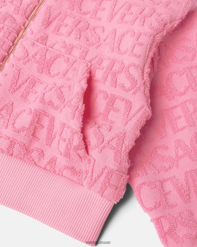 أطفال هوديي المنشفة بالكامل Versace لون القرنفل 0FVD2J1948 ملابس