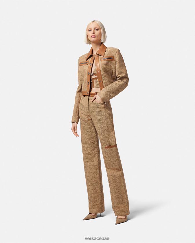 نحيف كل انحاء السراويل Versace مطبعة 0FVD2J195 ملابس