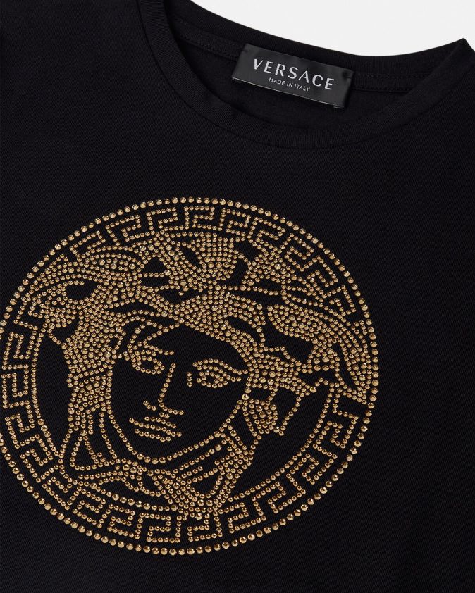 أطفال تي شيرت كريستال ميدوسا Versace أسود 0FVD2J1961 ملابس