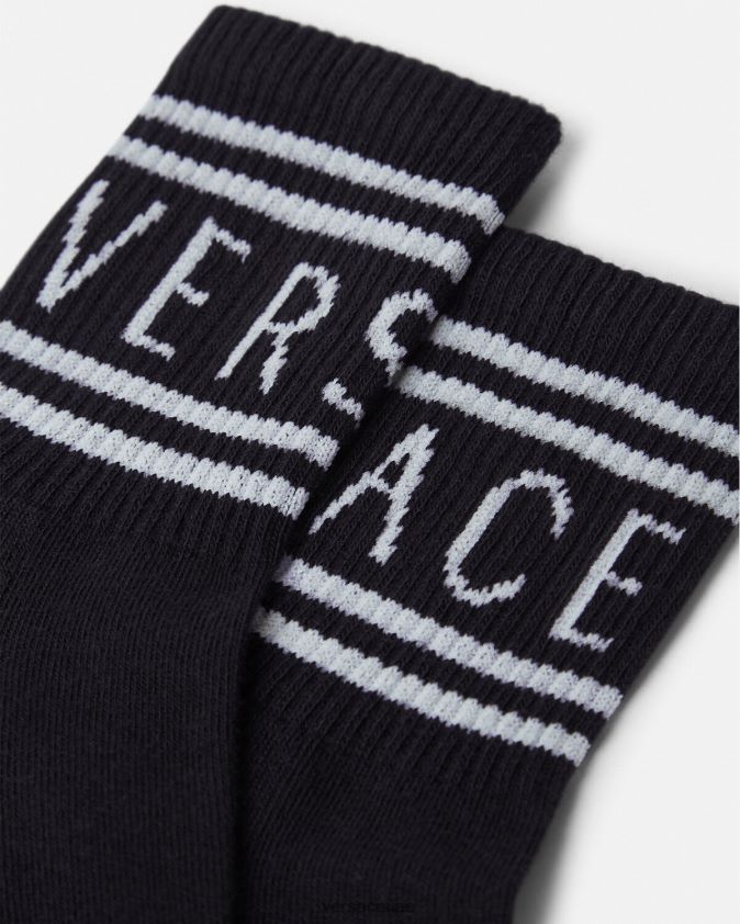 أطفال الجوارب الشعار Versace أسود 0FVD2J1969 مُكَمِّلات