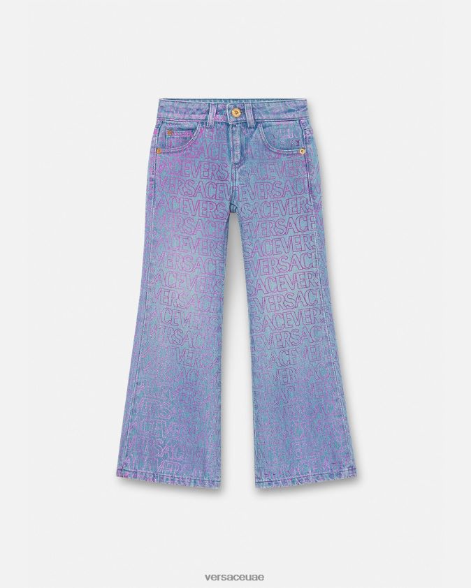 أطفال انحاء الجينز Versace مطبعة 0FVD2J1979 ملابس
