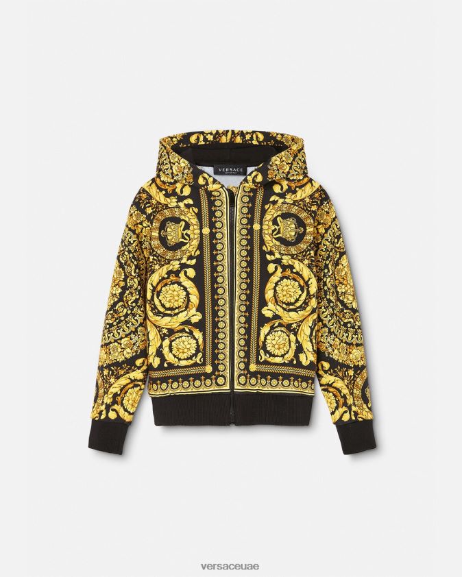 أطفال هوديي بسحاب باروكو Versace مطبعة 0FVD2J1982 ملابس