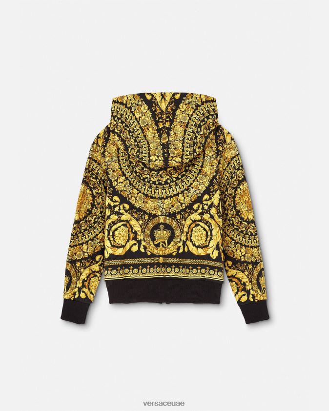 أطفال هوديي بسحاب باروكو Versace مطبعة 0FVD2J1982 ملابس