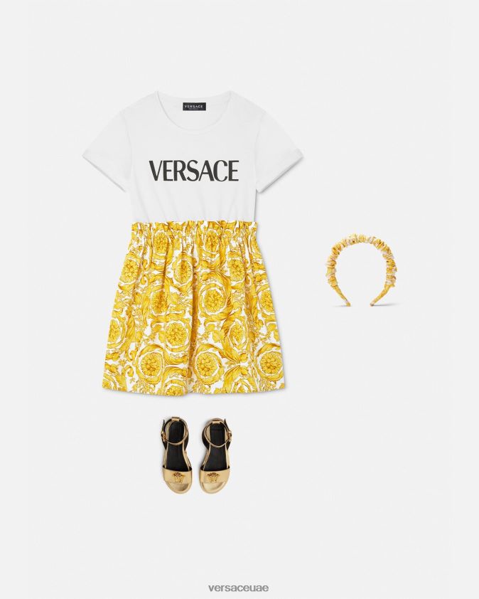 أطفال فستان تي شيرت باروكو Versace مطبعة 0FVD2J1984 ملابس