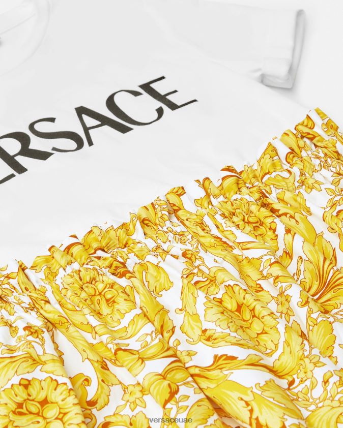 أطفال فستان تي شيرت باروكو Versace مطبعة 0FVD2J1984 ملابس