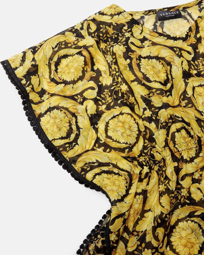 أطفال تغطية ملابس السباحة الباروكية Versace مطبعة 0FVD2J1986 ملابس
