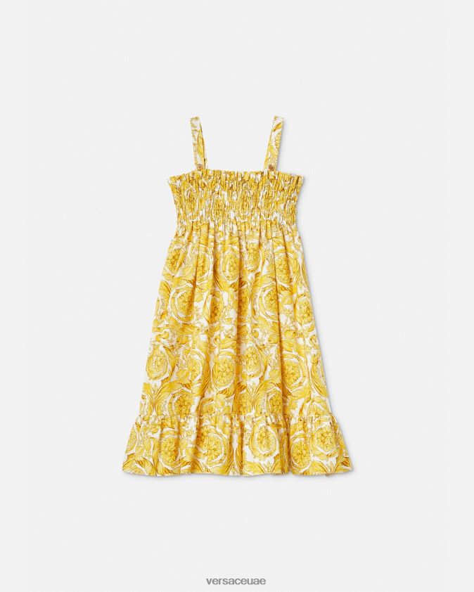 أطفال فستان بكرانيش باروكو Versace مطبعة 0FVD2J1988 ملابس