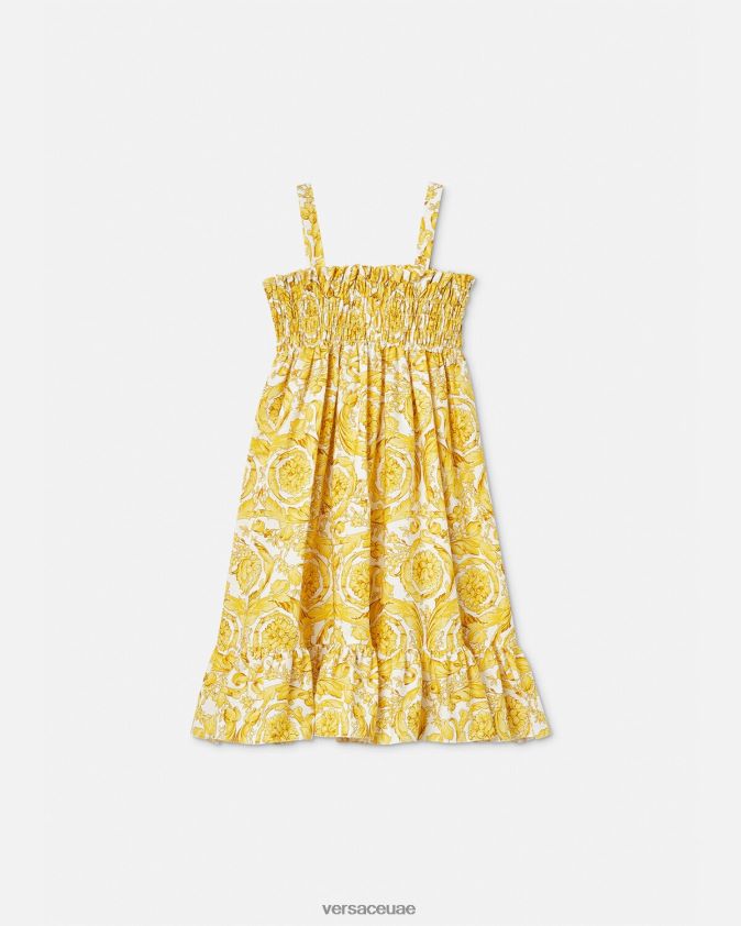 أطفال فستان بكرانيش باروكو Versace مطبعة 0FVD2J1988 ملابس