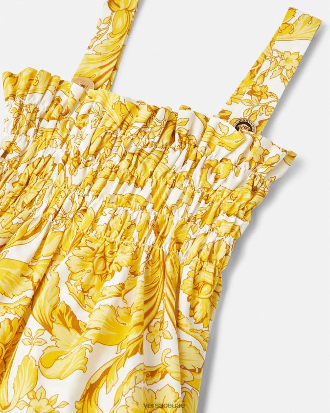 أطفال فستان بكرانيش باروكو Versace مطبعة 0FVD2J1988 ملابس