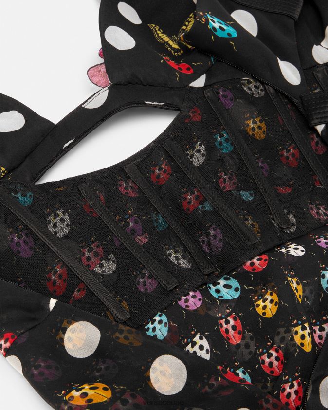 نحيف ثوب الفراشات المطرزة Versace لون واحد 0FVD2J1 ملابس