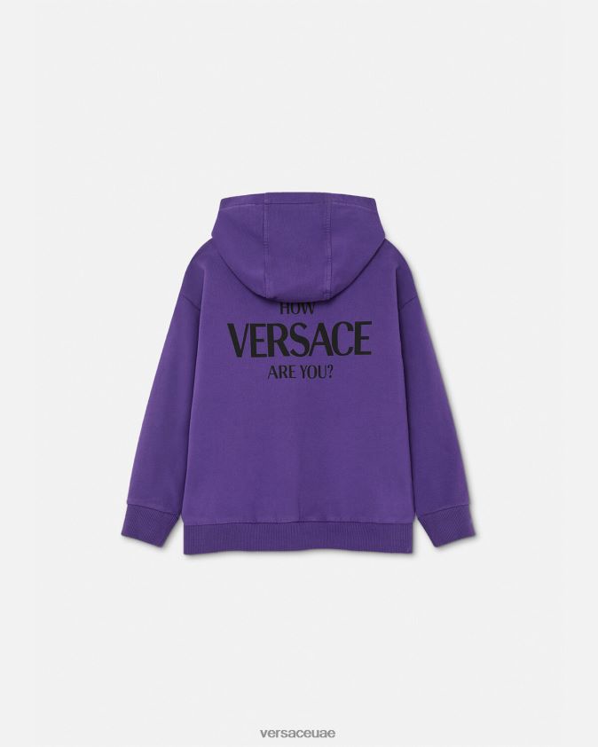 أطفال هوديي الشعار Versace البنفسجي 0FVD2J2005 ملابس