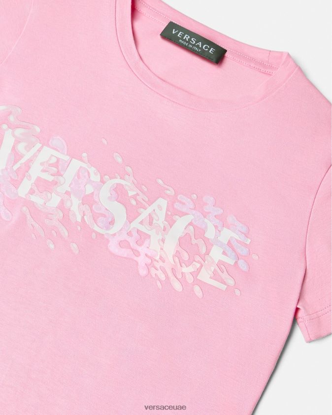 أطفال شعار تي شيرت Versace لون القرنفل 0FVD2J2011 ملابس