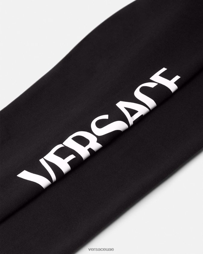 أطفال طماق الشعار Versace أسود 0FVD2J2015 ملابس