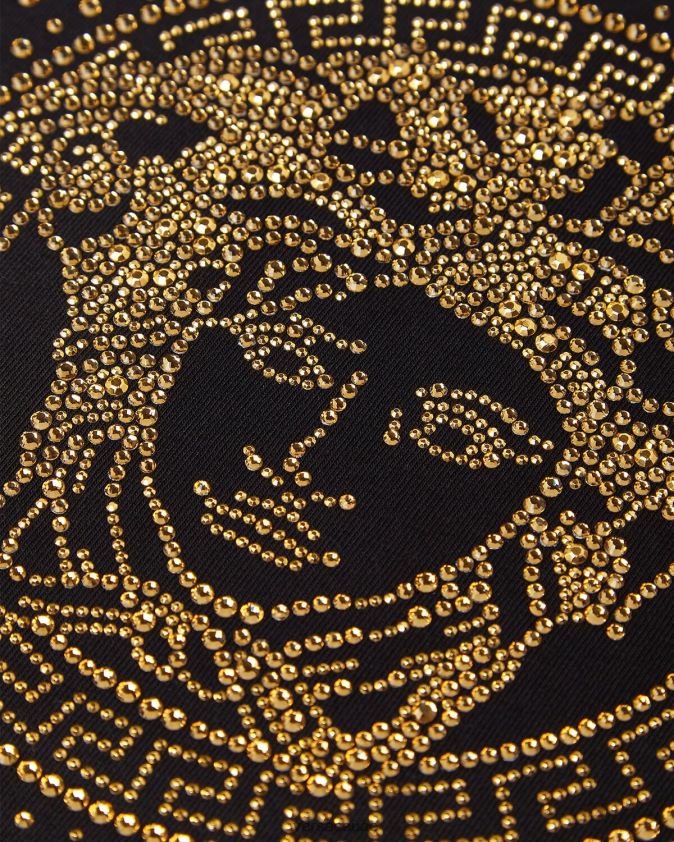 أطفال تيشيرت ميدوسا مرصع Versace أسود 0FVD2J2025 ملابس