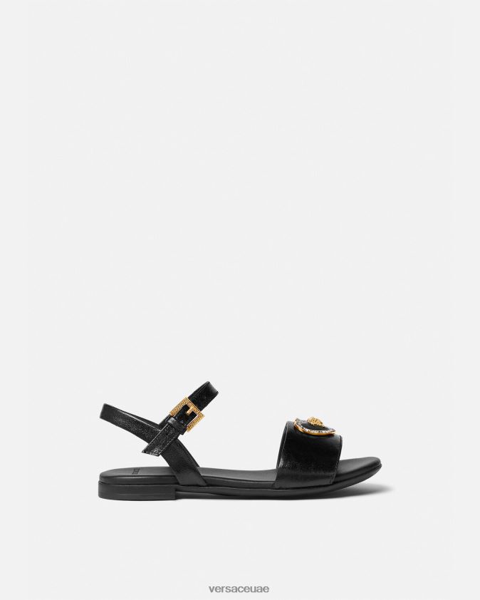 أطفال الصنادل ميدوسا القلب الكريستال Versace أسود 0FVD2J2028 حذاء