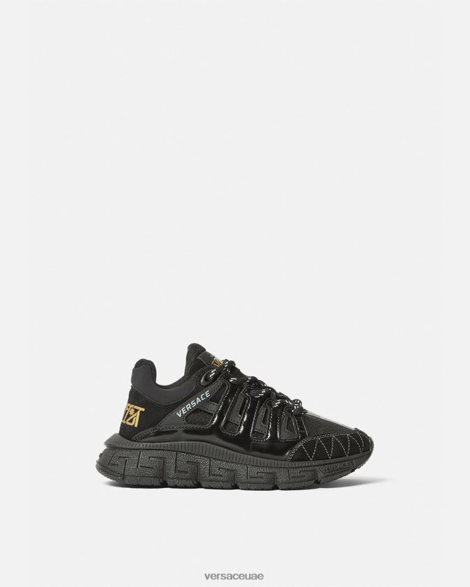 أطفال أحذية تريجريكا الرياضية Versace أسود 0FVD2J2033 حذاء