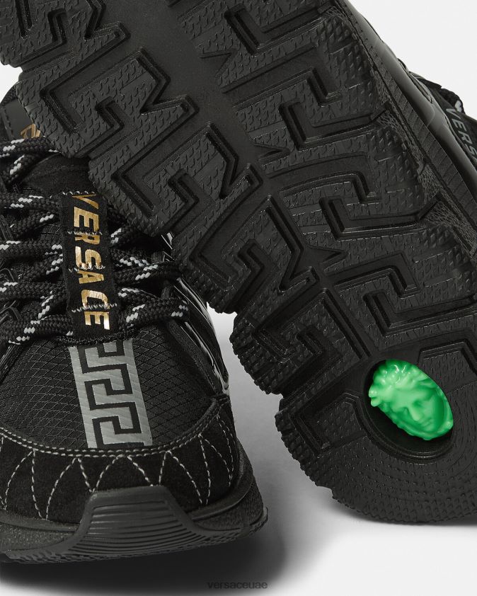 أطفال أحذية تريجريكا الرياضية Versace أسود 0FVD2J2033 حذاء
