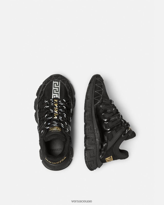 أطفال أحذية تريجريكا الرياضية Versace أسود 0FVD2J2033 حذاء