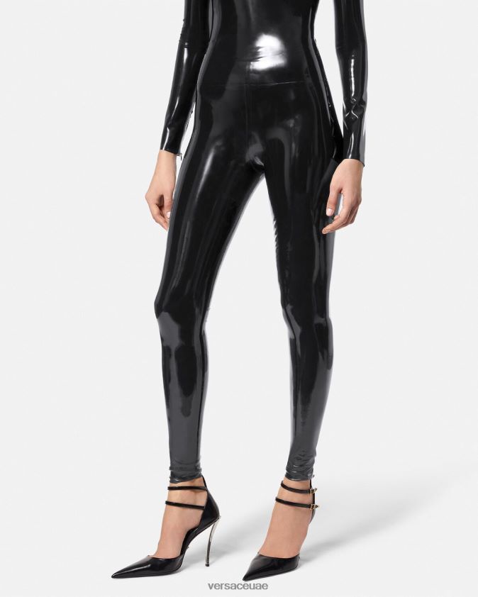 نحيف طماق اللاتكس Versace أسود 0FVD2J203 ملابس