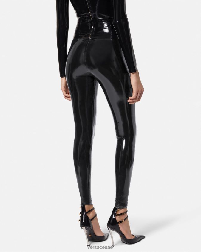 نحيف طماق اللاتكس Versace أسود 0FVD2J203 ملابس