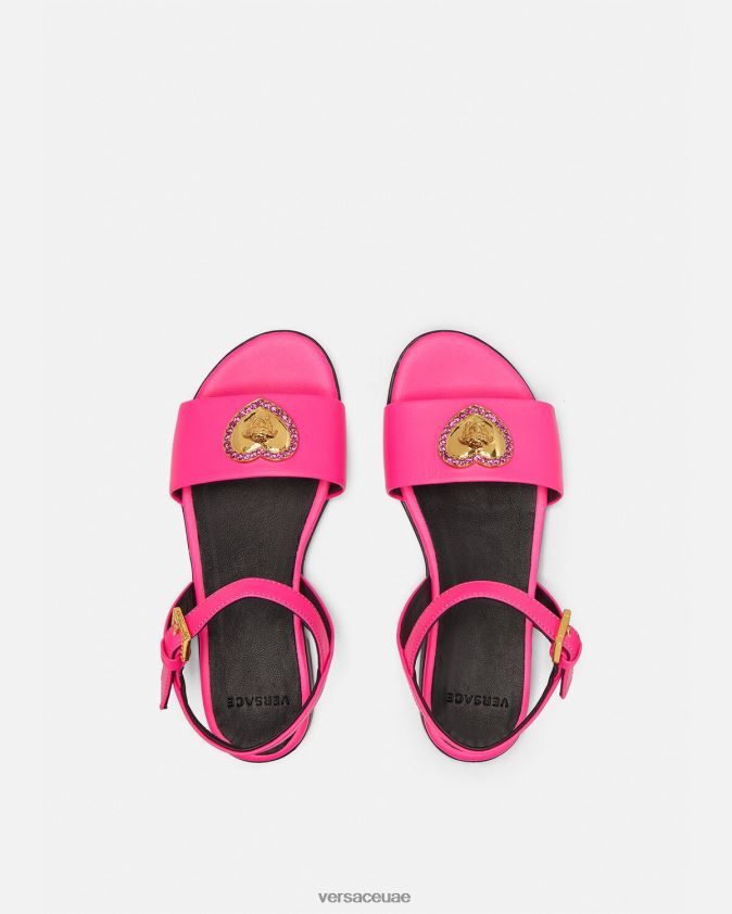 أطفال الصنادل ميدوسا القلب الكريستال Versace ضارب الى الحمرة 0FVD2J2040 حذاء