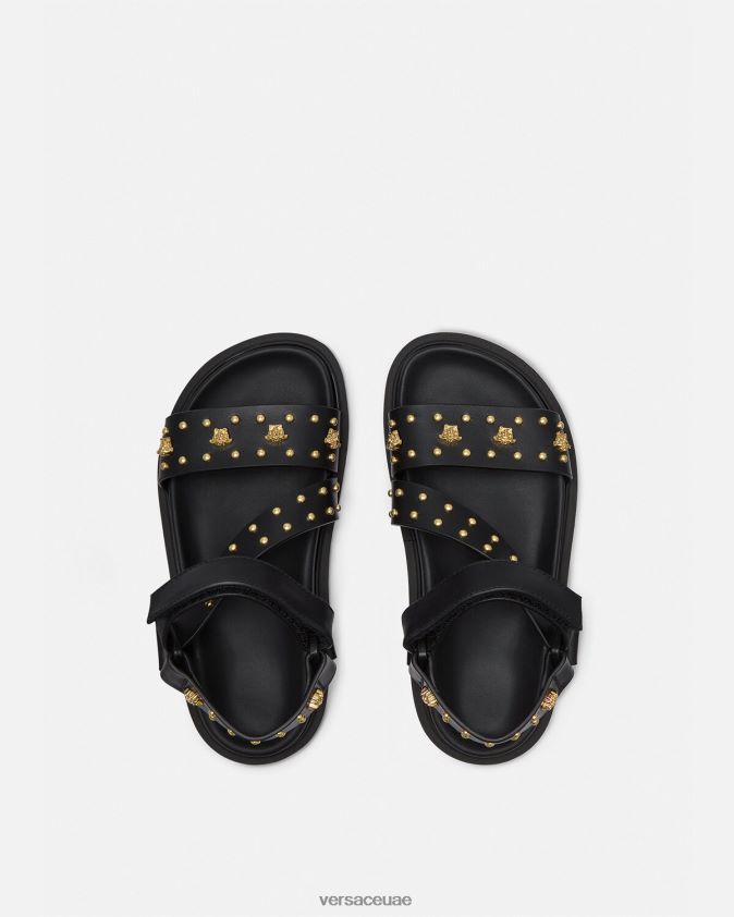 أطفال صندل لا ميدوسا مرصع Versace أسود 0FVD2J2041 حذاء