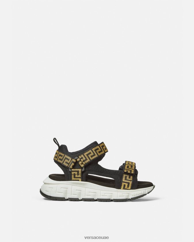 أطفال الصنادل اليونانية Versace أسود 0FVD2J2048 حذاء