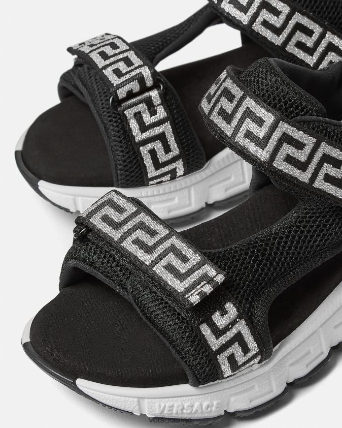 أطفال الصنادل اليونانية Versace أسود 0FVD2J2049 حذاء