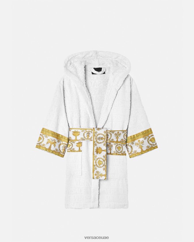 أطفال كل رداء الحمام Versace أبيض 0FVD2J2063 ملابس