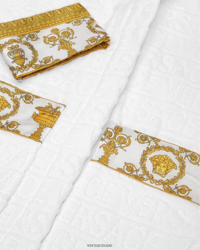 أطفال كل رداء الحمام Versace أبيض 0FVD2J2063 ملابس