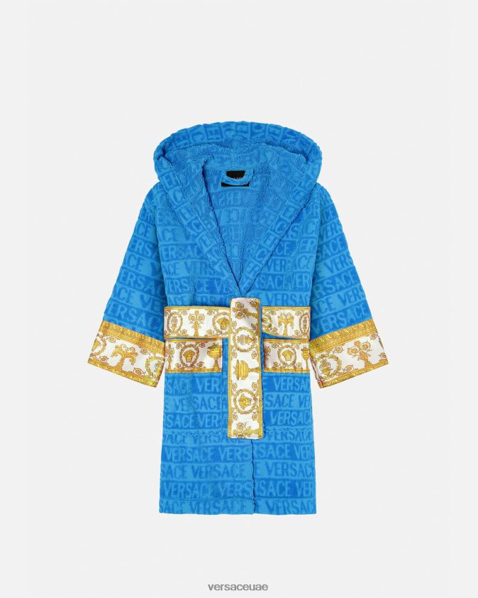 أطفال كل رداء الحمام Versace أزرق فاتح 0FVD2J2064 ملابس