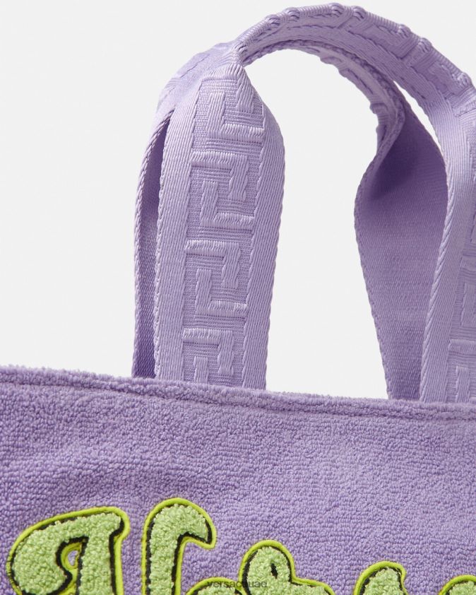 أطفال حقيبة منشفة بشعار الماركة Versace أرجواني 0FVD2J2076 أكياس