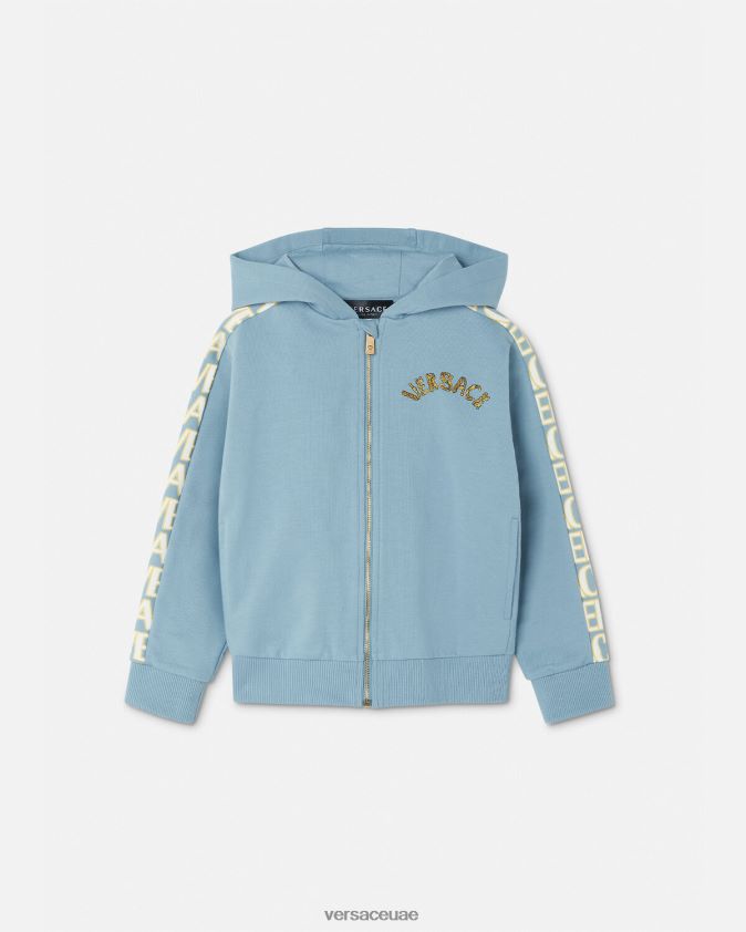 أطفال كل انحاء هوديي Versace أزرق فاتح 0FVD2J2083 ملابس