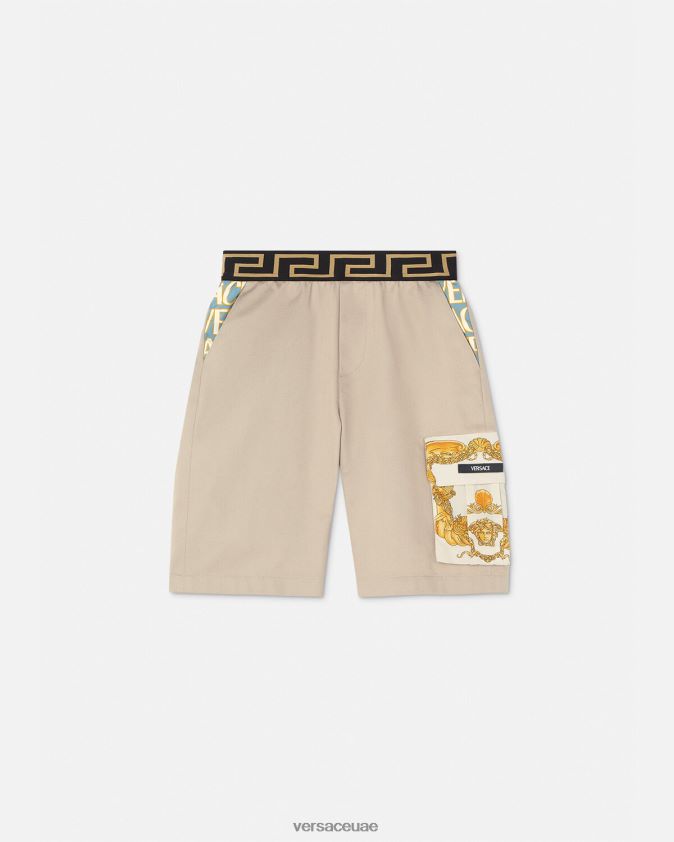 أطفال اليونانية صدف الباروك السراويل Versace اللون البيج 0FVD2J2086 ملابس