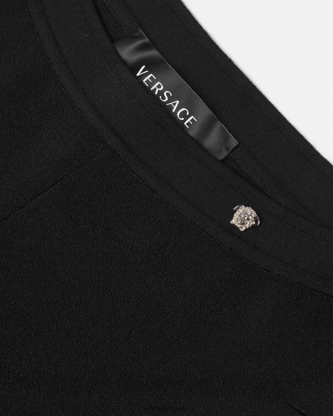 نحيف السراويل متماسكة ممزقة Versace أسود 0FVD2J208 ملابس