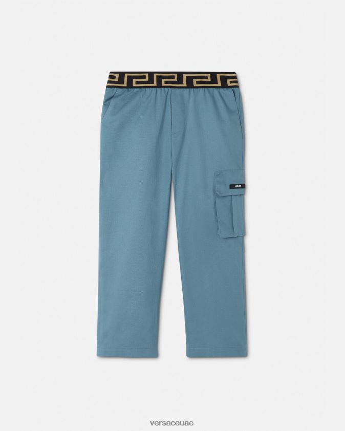 أطفال السراويل اليونانية Versace أزرق 0FVD2J2093 ملابس